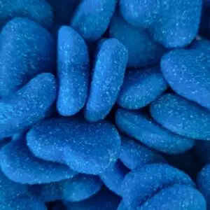 Vidal Jelly Filled Blue Raspberry Shiny Hearts
